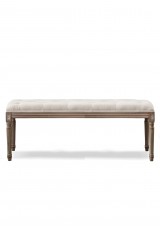 Louise French Style End of Bed Stool /Bench Seat 120W Louise French Style End of Bed Stool /Bench Seat 120W